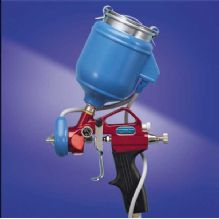 Hot wax spray gun